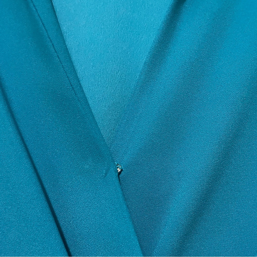 Trina Turk Teal Long-Sleeve Mini Dress - Picture 5 of 6